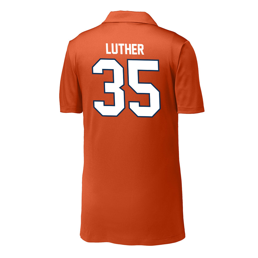 Wheaton IL - NCAA Men's Soccer : Noah Luther - Activewear Polo Shirt-1