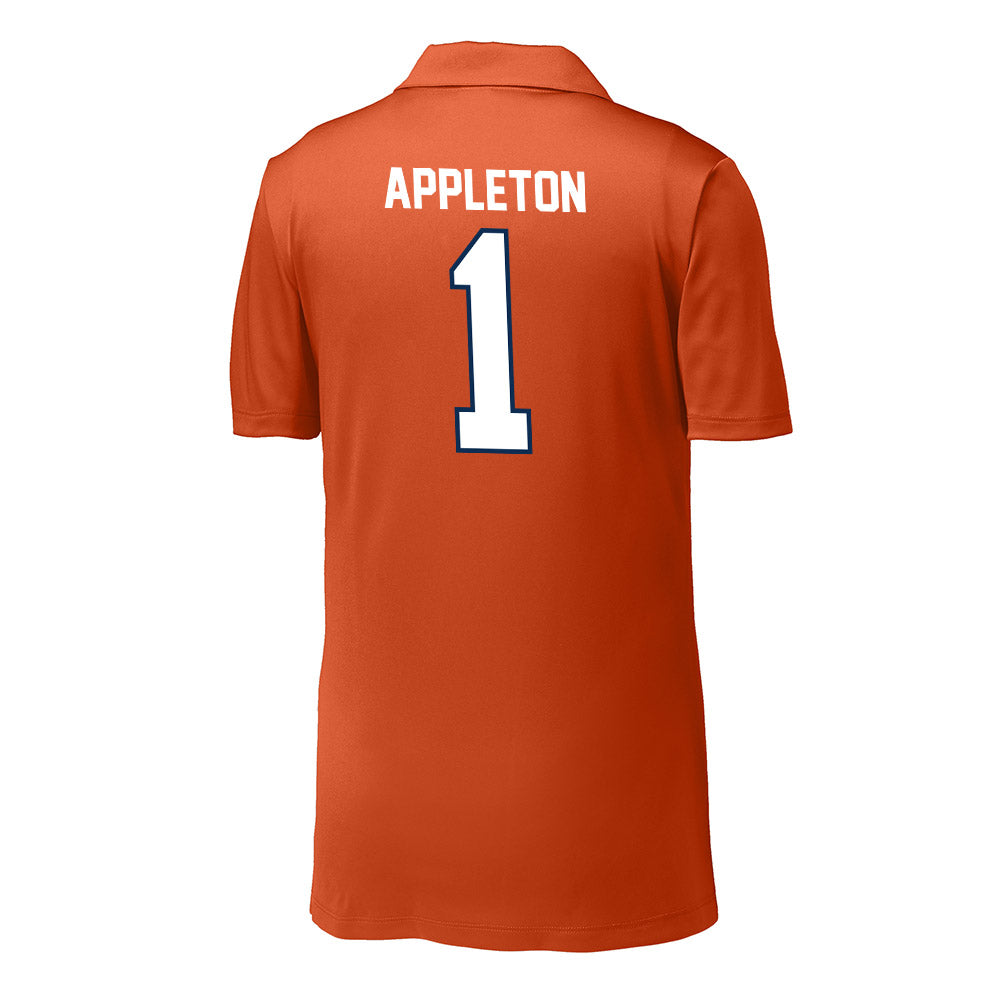 Wheaton IL - NCAA Men's Basketball : Cody Appleton - Activewear Polo Shirt-1