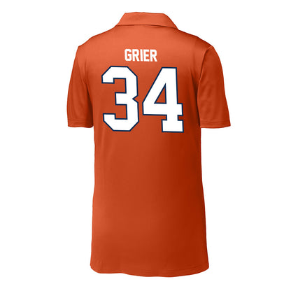 Wheaton IL - NCAA Baseball : Carson Grier - Activewear Polo Shirt-1
