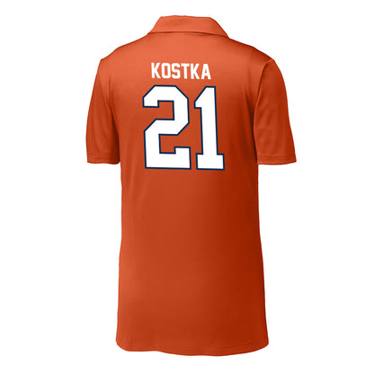 Wheaton IL - NCAA Women's Basketball : Chloe Kostka - Activewear Polo Shirt-1