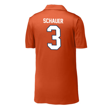 Wheaton IL - NCAA Baseball : Caleb Schauer - Activewear Polo Shirt-1