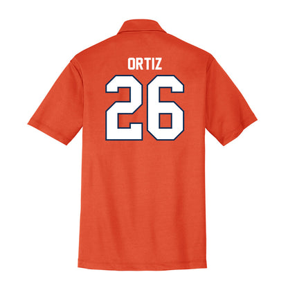 Wheaton IL - NCAA Baseball : Joshua Ortiz - Activewear Polo Shirt-1