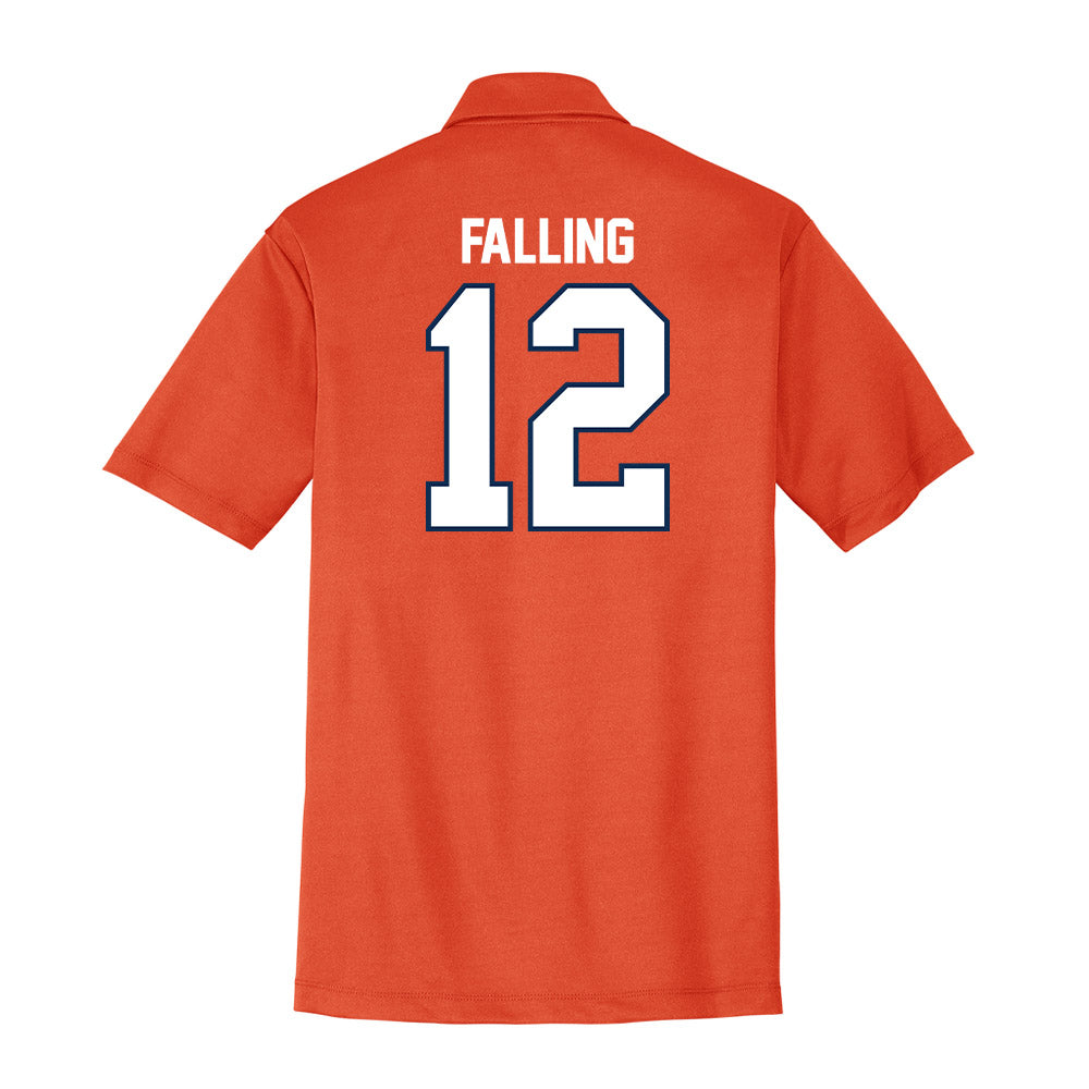 Wheaton IL - NCAA Men's Soccer : Cooper Falling - Activewear Polo Shirt-1