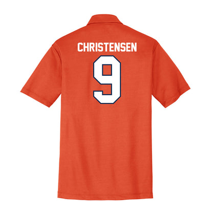 Wheaton IL - NCAA Football : Kirby Christensen - Activewear Polo Shirt-1