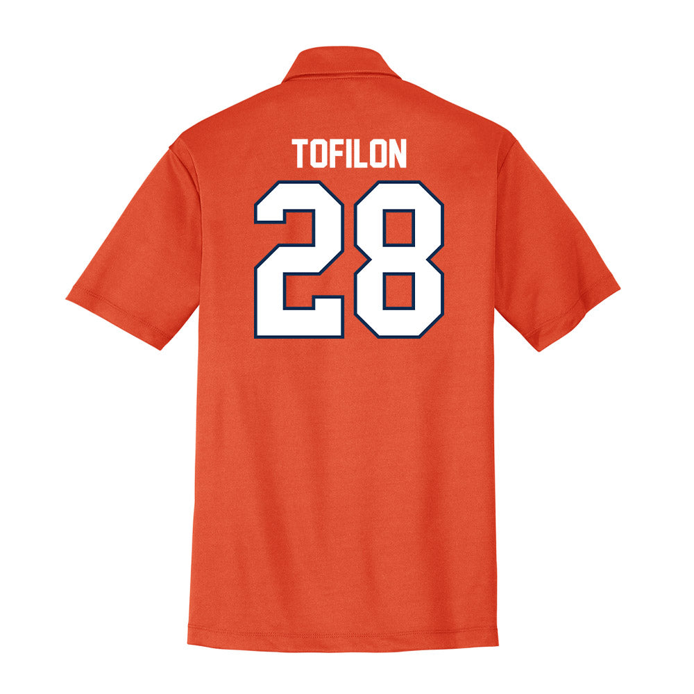 Wheaton IL - NCAA Football : Nate Tofilon - Activewear Polo Shirt-1