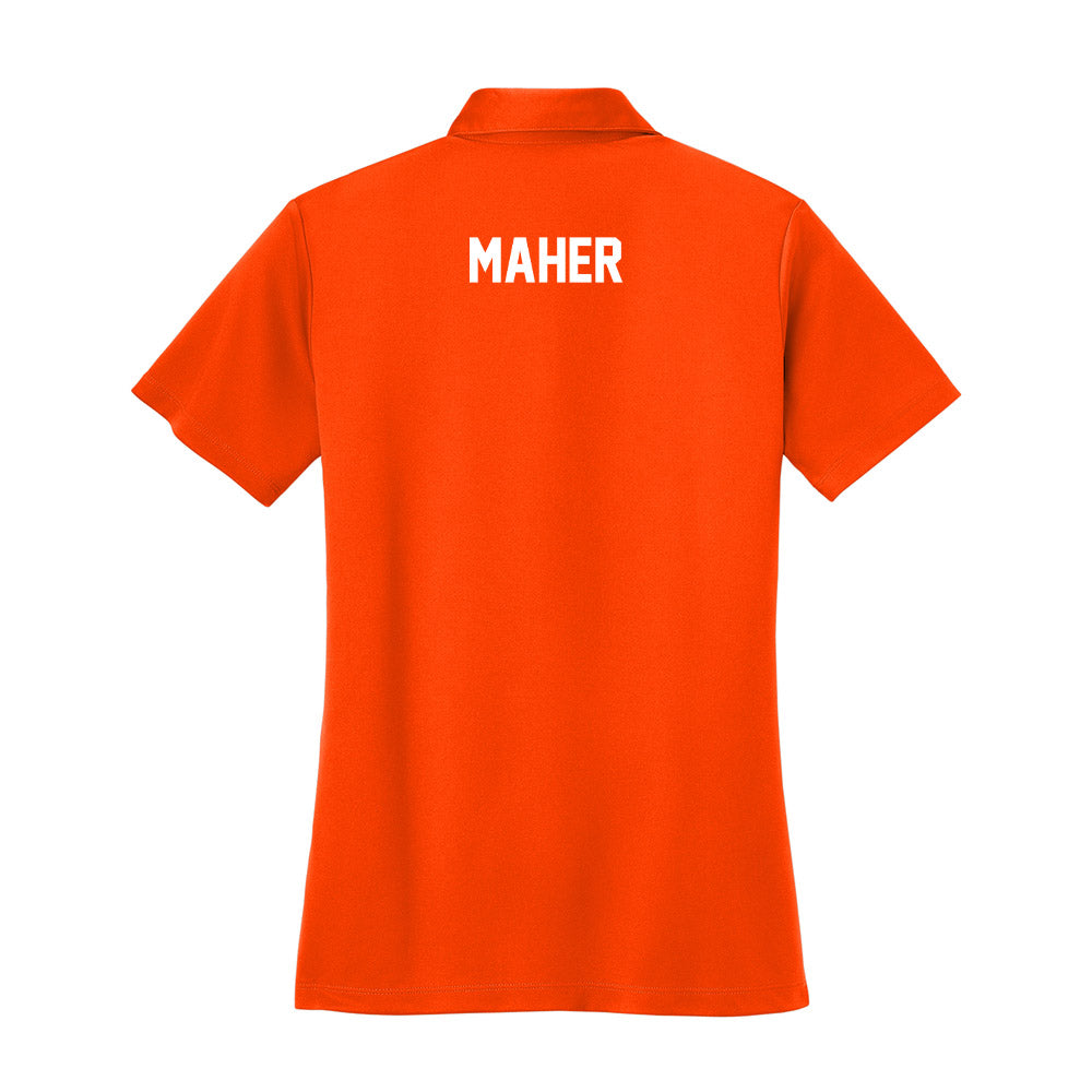 Wheaton IL - NCAA Men's Track & Field : Benjamin Maher - Women's Activewear Polo Shirt-1