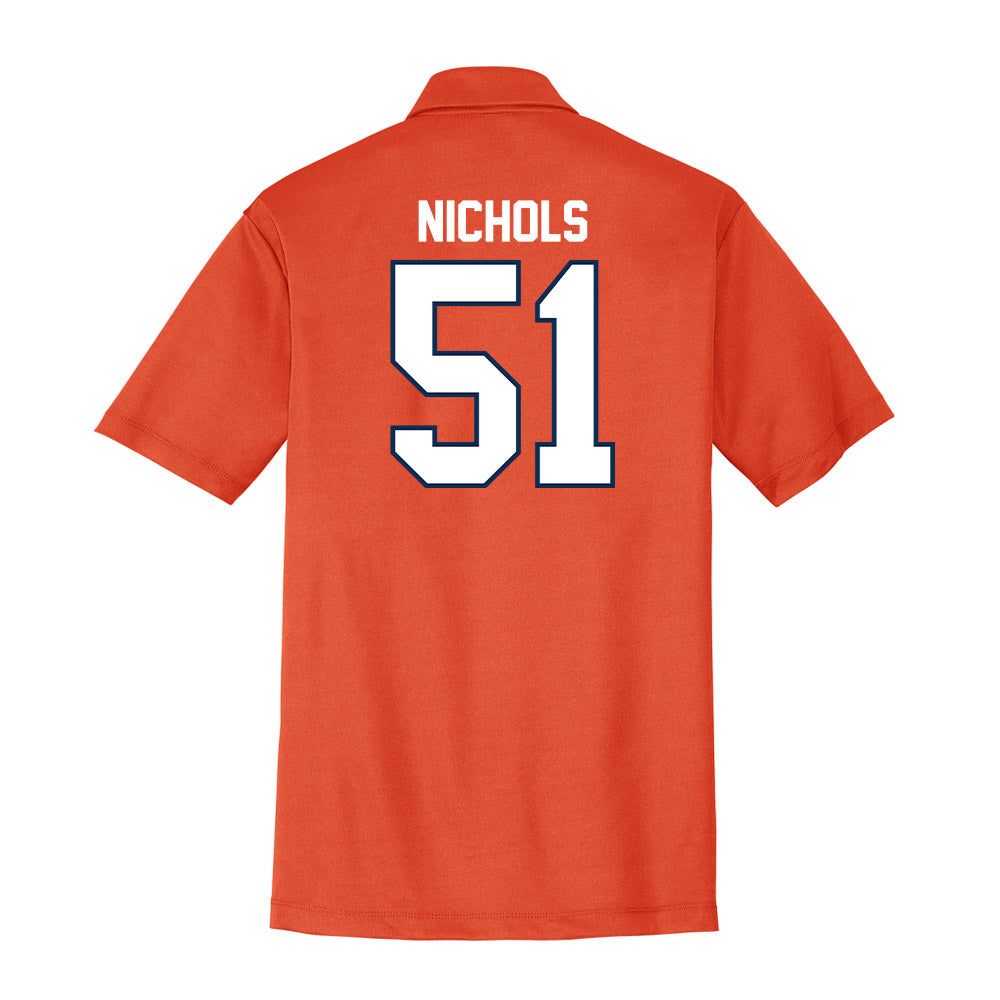 Wheaton IL - NCAA Football : JT Nichols - Activewear Polo Shirt-1