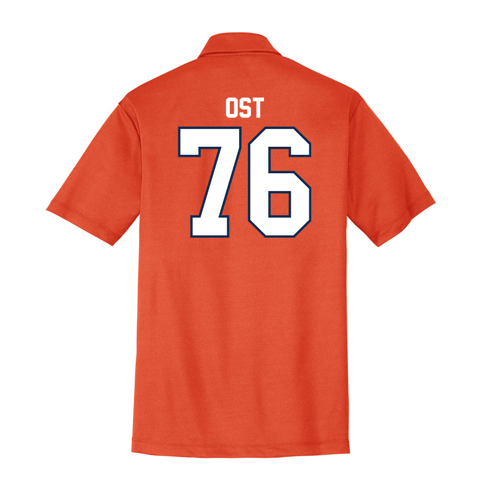 Wheaton IL - NCAA Football : Leo Ost - Activewear Polo Shirt-1