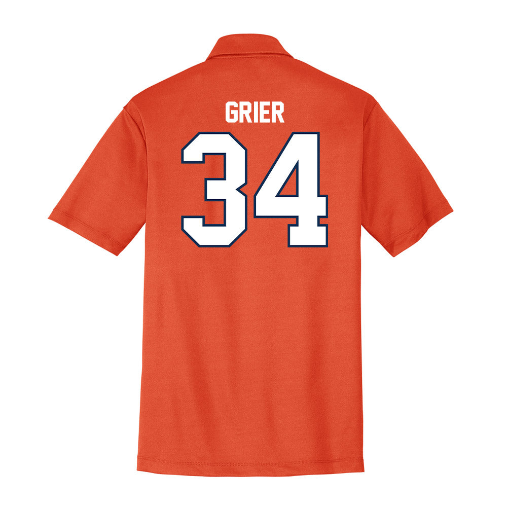 Wheaton IL - NCAA Baseball : Carson Grier - Activewear Polo Shirt-1