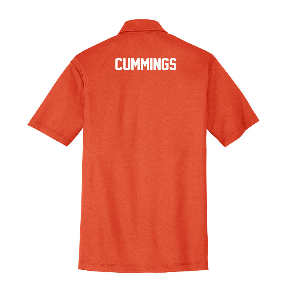 Wheaton IL - NCAA Men's Swimming & Diving : Jac Cummings - Activewear Polo Shirt-1