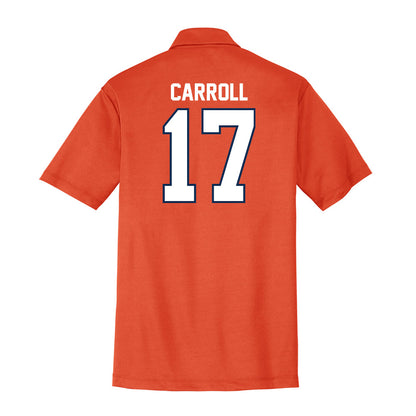 Wheaton IL - NCAA Football : Xander Carroll - Activewear Polo Shirt-1