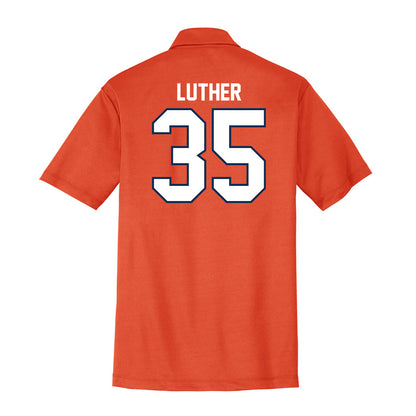 Wheaton IL - NCAA Men's Soccer : Noah Luther - Activewear Polo Shirt-1