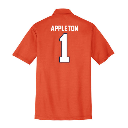 Wheaton IL - NCAA Men's Basketball : Cody Appleton - Activewear Polo Shirt-1