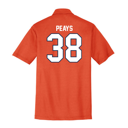Wheaton IL - NCAA Football : Luke Peays - Activewear Polo Shirt-1