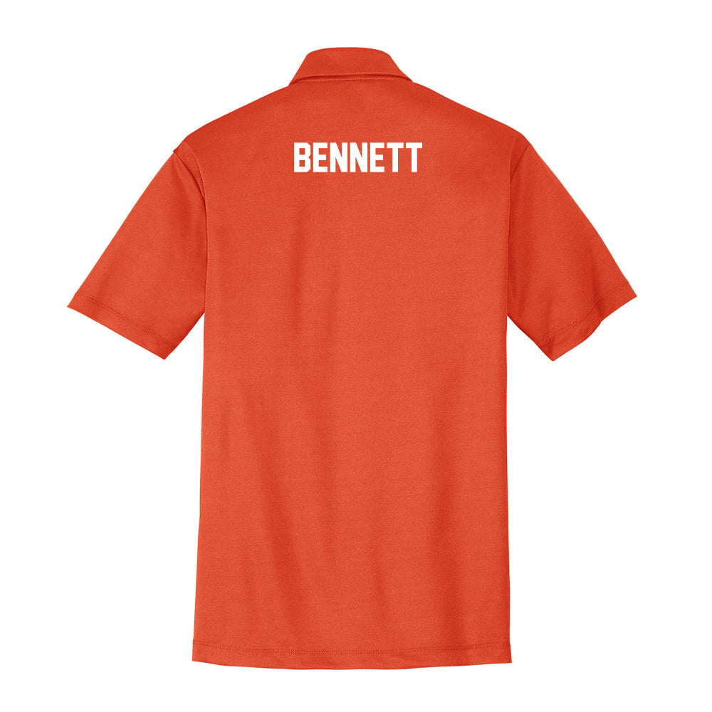 Wheaton IL - NCAA Men's Swimming & Diving : Blaine Bennett - Activewear Polo Shirt-1
