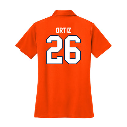 Wheaton IL - NCAA Baseball : Joshua Ortiz - Women's Activewear Polo Shirt-1