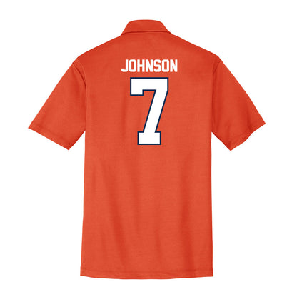 Wheaton IL - NCAA Men's Soccer : Kyle Johnson - Activewear Polo Shirt-1