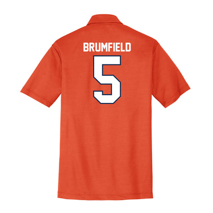 Wheaton IL - NCAA Men's Basketball : Noah Brumfield - Activewear Polo Shirt-1