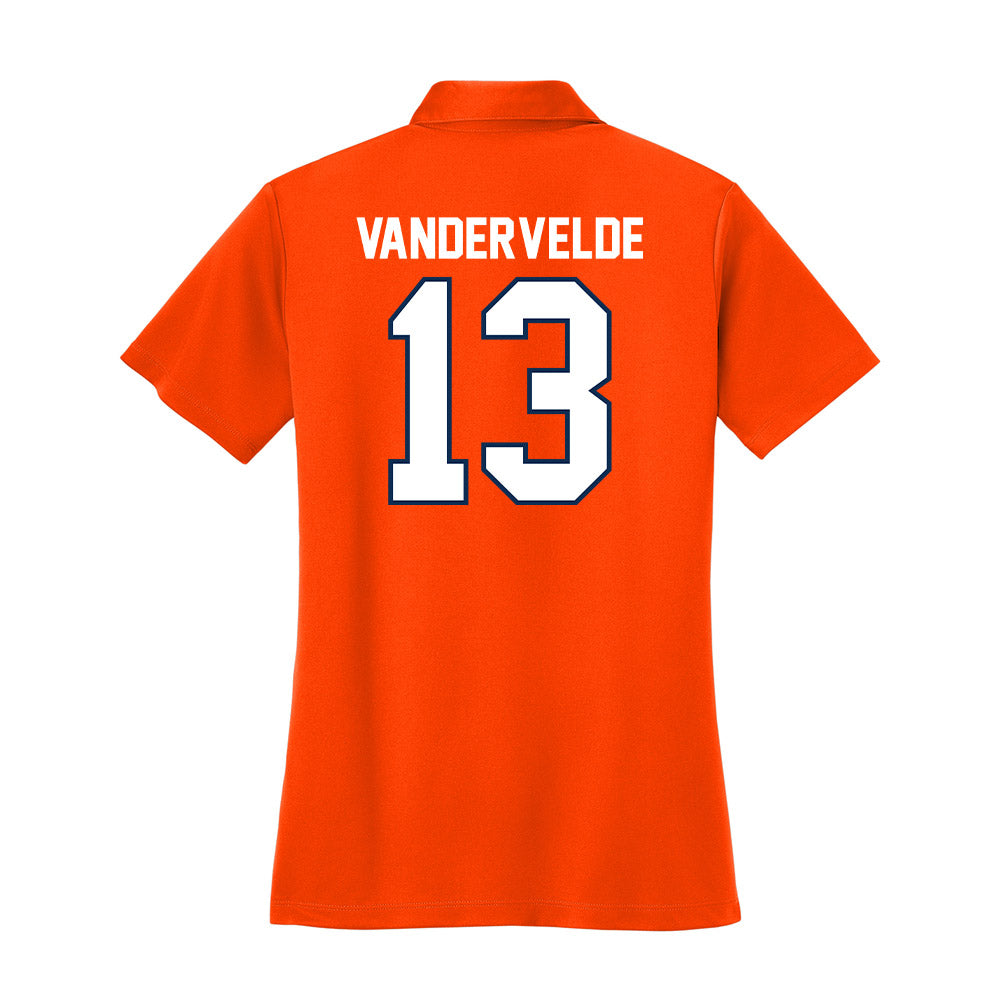 Wheaton IL - NCAA Women's Soccer : Annika Vandervelde - Women's Activewear Polo Shirt-1