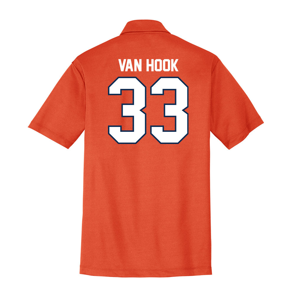Wheaton IL - NCAA Baseball : JD Van Hook - Activewear Polo Shirt-1