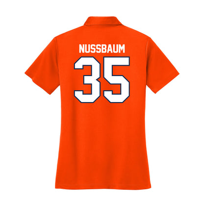 Wheaton IL - NCAA Football : Aaron Nussbaum - Women's Activewear Polo Shirt-1