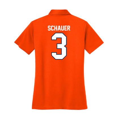 Wheaton IL - NCAA Baseball : Caleb Schauer - Women's Activewear Polo Shirt-1