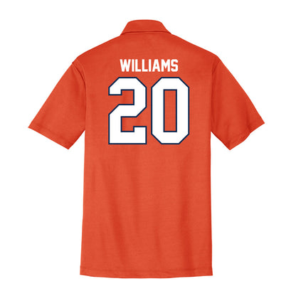 Wheaton IL - NCAA Football : Malachi Williams - Activewear Polo Shirt-1