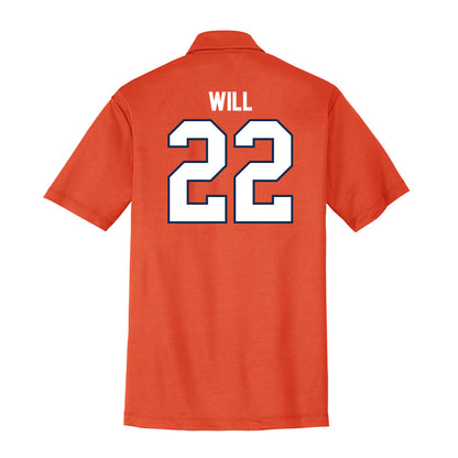 Wheaton IL - NCAA Men's Basketball : Eli Will - Activewear Polo Shirt-1