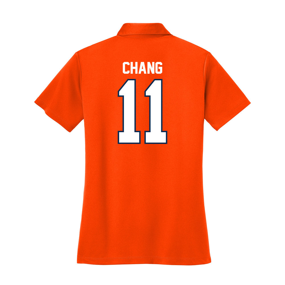 Wheaton IL - NCAA Baseball : Michael Chang - Women's Activewear Polo Shirt-1