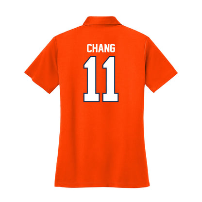 Wheaton IL - NCAA Baseball : Michael Chang - Women's Activewear Polo Shirt-1