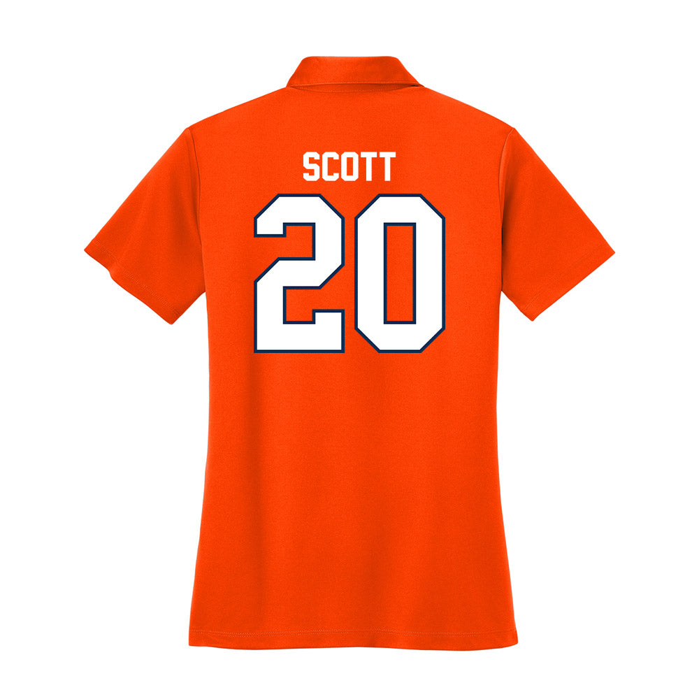 Wheaton IL - NCAA Baseball : James Scott - Women's Activewear Polo Shirt-1