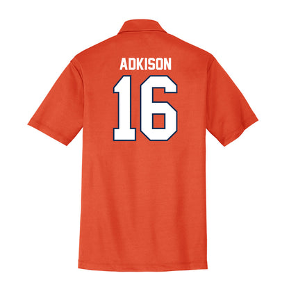 Wheaton IL - NCAA Women's Volleyball : Katherine Adkison - Activewear Polo Shirt-1