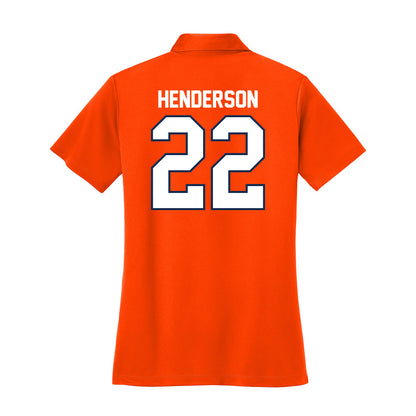 Wheaton IL - NCAA Baseball : Caleb Henderson - Women's Activewear Polo Shirt-1