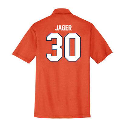 Wheaton IL - NCAA Football : Kenny Jager - Activewear Polo Shirt-1