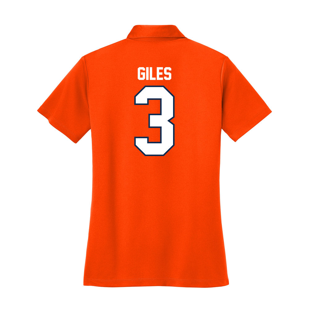Wheaton IL - NCAA Softball : Bella Giles - Women's Activewear Polo Shirt-1