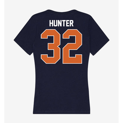 Wheaton IL - NCAA Women's Basketball : Jenna Hunter - Women's V-Neck T-Shirt-1