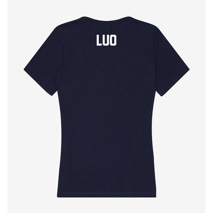 Wheaton IL - NCAA Men's Tennis : Mia Luo - Women's V-Neck T-Shirt-1
