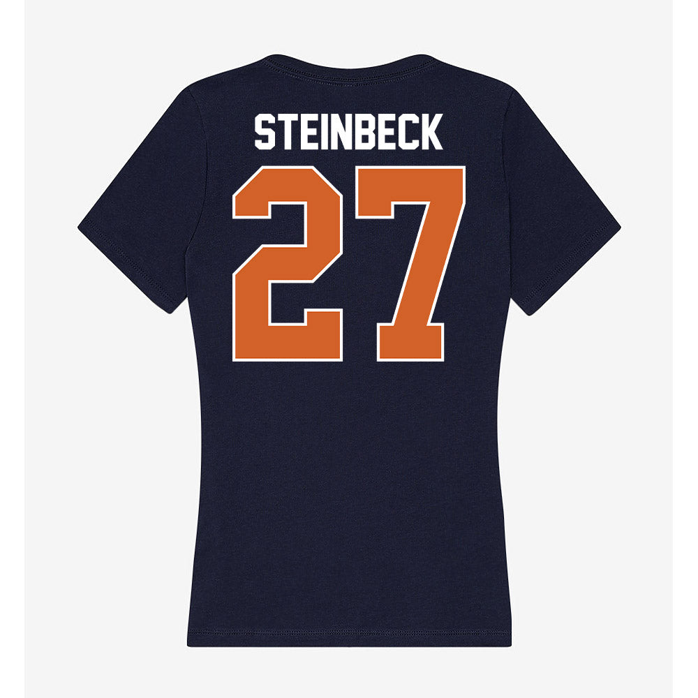 Wheaton IL - NCAA Football : Justin Steinbeck - Women's V-Neck T-Shirt-1