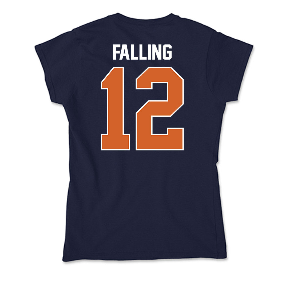 Wheaton IL - NCAA Men's Soccer : Cooper Falling - Soft Style Women’s T-Shirt-1