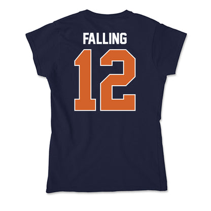 Wheaton IL - NCAA Men's Soccer : Cooper Falling - Soft Style Women’s T-Shirt-1