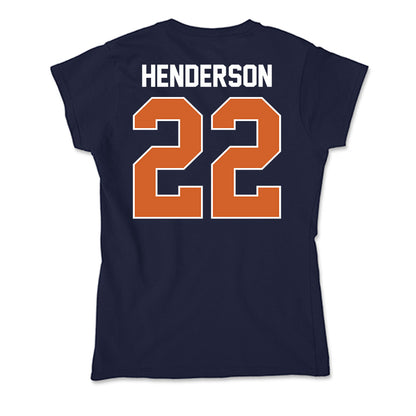 Wheaton IL - NCAA Baseball : Caleb Henderson - Soft Style Women’s T-Shirt-1