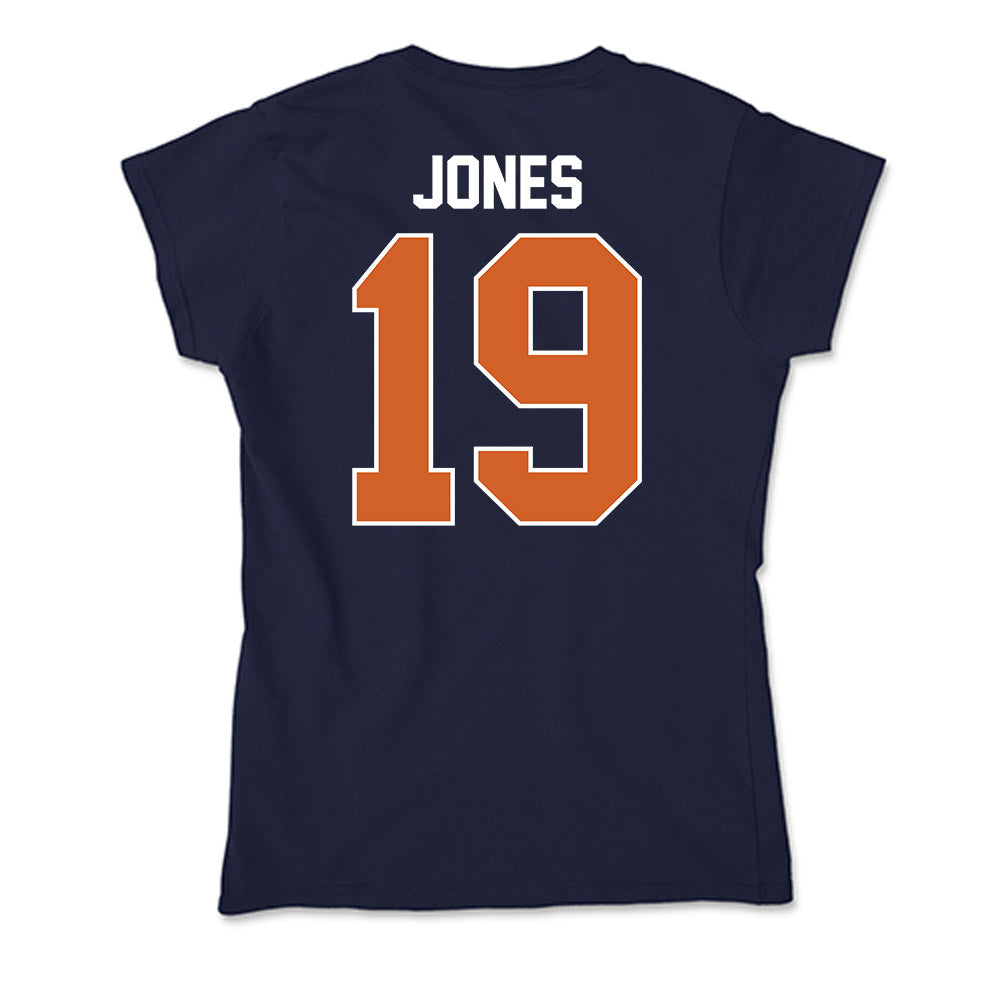 Wheaton IL - NCAA Football : Malachi Jones - Soft Style Women’s T-Shirt-1