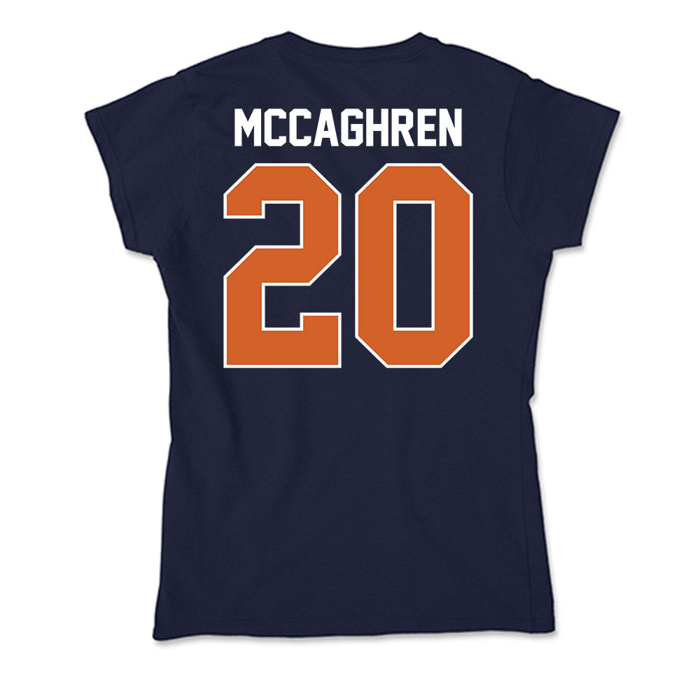 Wheaton IL - NCAA Softball : Natalie McCaghren - Soft Style Women’s T-Shirt-1