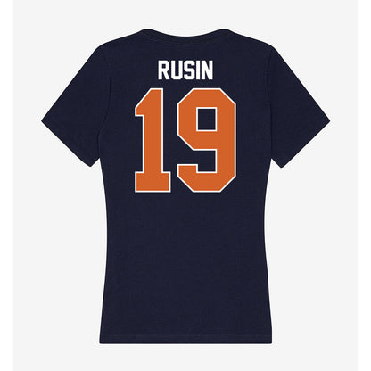 Wheaton IL - NCAA Men's Soccer : Craig Rusin - Women's V-Neck T-Shirt-1