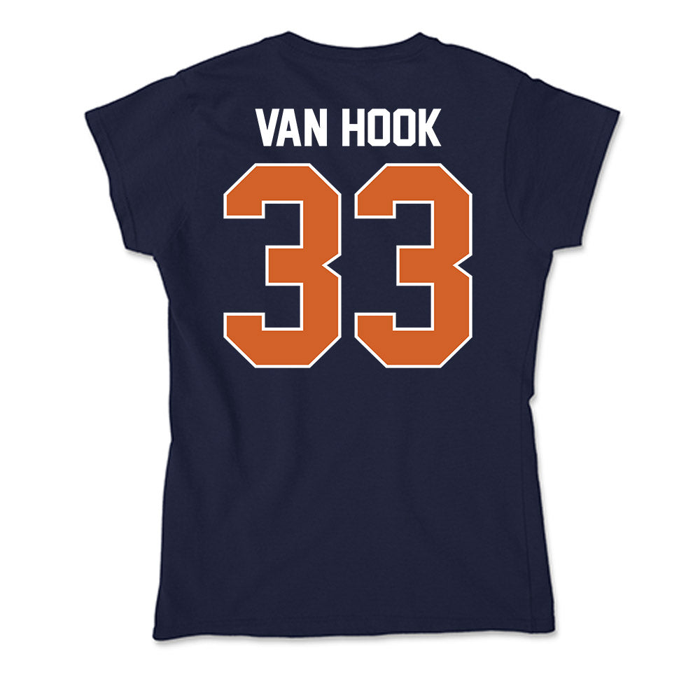Wheaton IL - NCAA Baseball : JD Van Hook - Soft Style Women’s T-Shirt-1