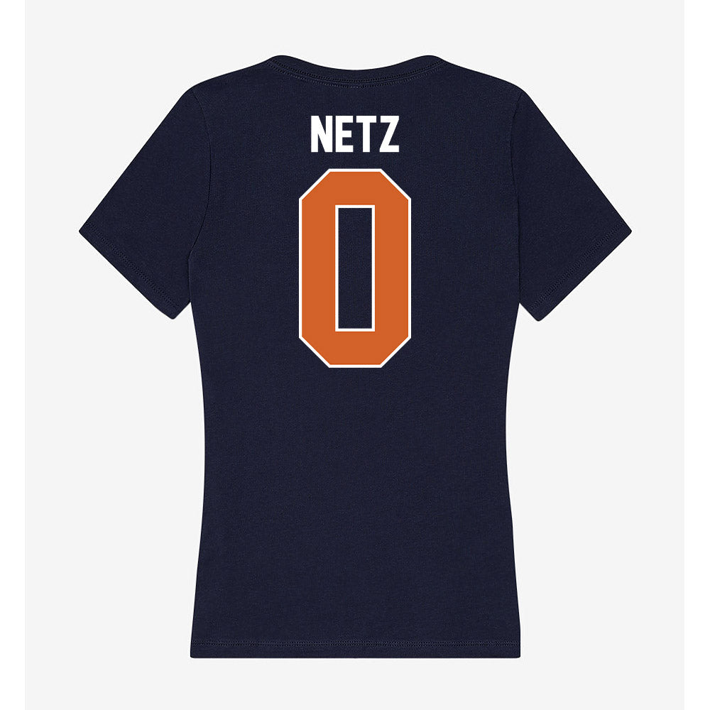 Wheaton IL - NCAA Women's Soccer : Elizabeth Netz - Women's V-Neck T-Shirt-1