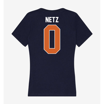 Wheaton IL - NCAA Women's Soccer : Elizabeth Netz - Women's V-Neck T-Shirt-1