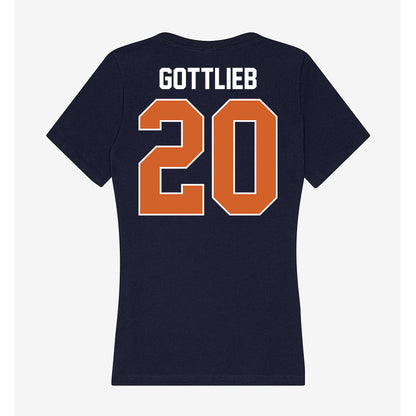 Wheaton IL - NCAA Men's Soccer : Gavin Gottlieb - Women's V-Neck T-Shirt-1