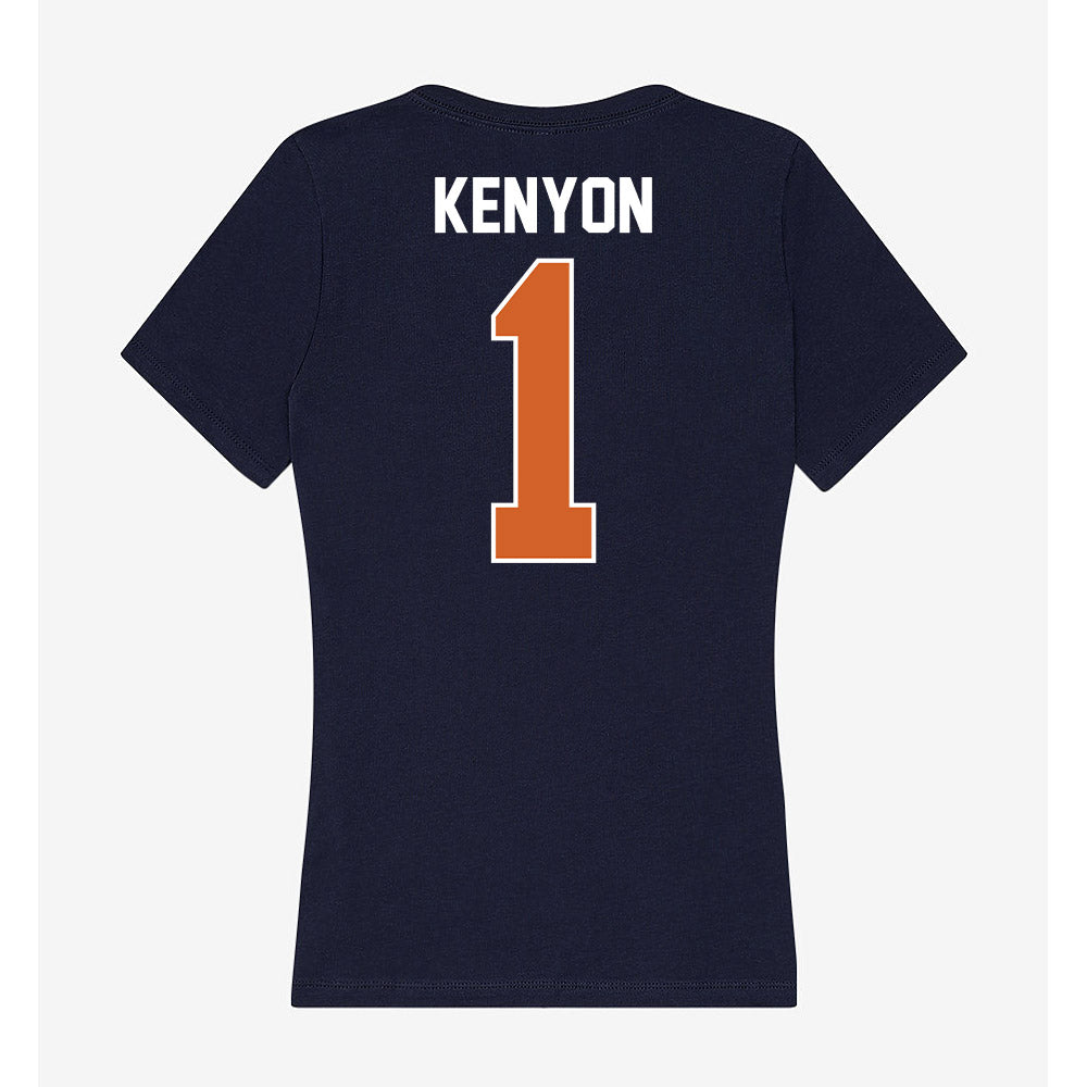 Wheaton IL - NCAA Football : Ryan Kenyon - Women's V-Neck T-Shirt-1