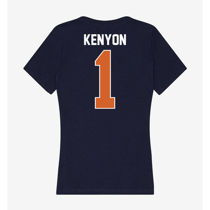 Wheaton IL - NCAA Football : Ryan Kenyon - Women's V-Neck T-Shirt-1